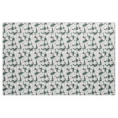 White Tropical Flowers Pattern Stof (Fat Quarter)