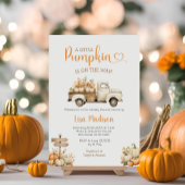 White Truck Pumpkin is onderweg naar Baby shower G Kaart