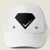 WHITE TRUCKER HAT PET (Voorkant)