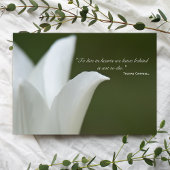 White Tulip Bedankt voor je sympathie