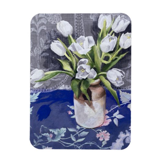 White Tulips 1994 Magneet (Verticaal)