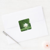 White Tulips Bookplate Sticker (Envelop)
