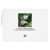 White Tulips Flower Trio (Achterkant Horizontaal)