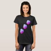 White Tulips Flowers T-shirt (Voorkant volledig)