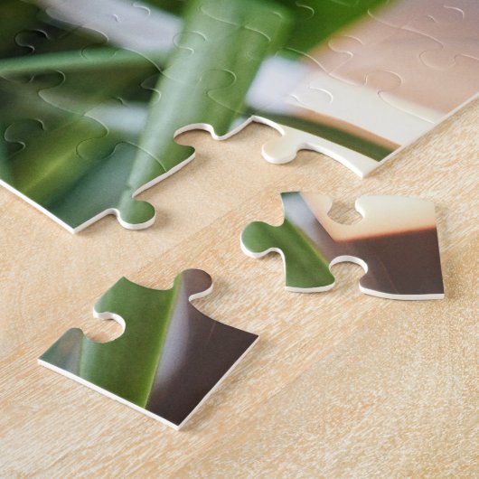 White Tulips Spring Flower Bulb Bouquet Legpuzzel (Zijkant)