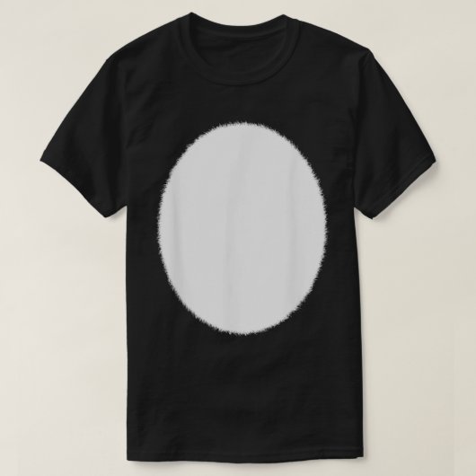 White Tummy Belly Cat Bunny Rabbit Deer Cosplay Co T-shirt (Design voorkant)