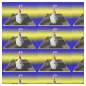 White Turkey Popout Art, Stof (Swatch)
