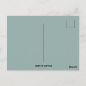  White Turkey Pumpkin and Bow Briefkaart (Achterkant)