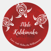 White Turtles Red | Mele Kalikimaka | Aangepast