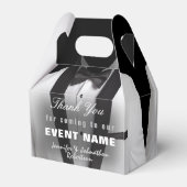 White Tuxedo dank u | Cadeaubox Bedankdoosjes (Achterkant)