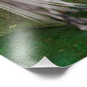 White Unicorn Foto Afdruk (Hoek)