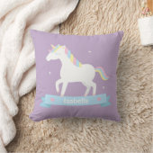White Unicorn Girls Room Decor Sierkussen (Deken)