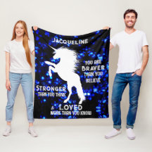 White Unicorn Inspirating Teen Girl Quote