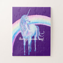 White Unicorn Legpuzzel