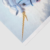White unicorn magical v13 Tissue paper Tissuepapier (Detail)