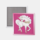 White Unicorn Magneet (Voorkant / Achterkant)