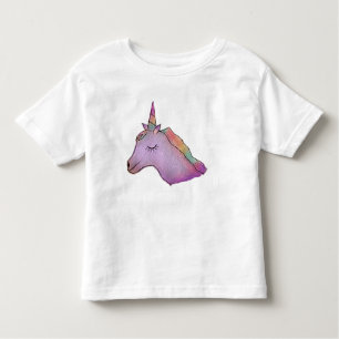 White unicorn t-shirt voor peuters