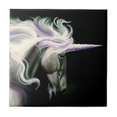 White Unicorn Tegeltje (Voorkant)