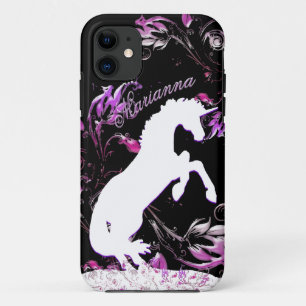 White Unicorn V (kleurrijke spuit/personalize) Case-Mate iPhone Case