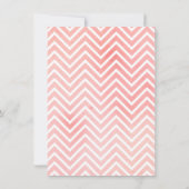 White Unicorn Waterverf Girls Birthday Party Kaart (Achterkant)