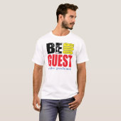White Unisex BOGP Color-Logo T-Shirt (Voorkant volledig)
