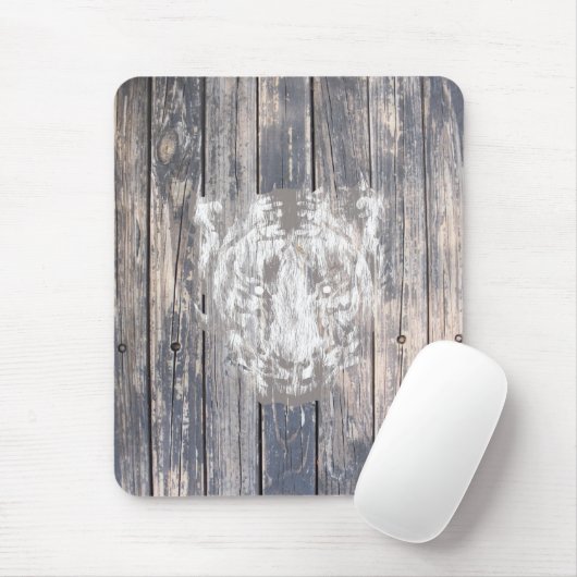 White Urban Tiger Muismat (Met muis)