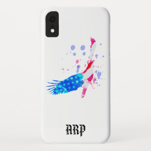*~* White USA vlag Eagle American Red Blue Case-Mate iPhone Case