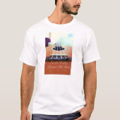 White V-Neck Music T-Shirt (Voorkant)