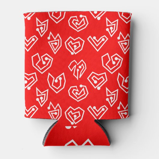 White Valentijnse' Mazes Blikjeskoeler (Voorkant)