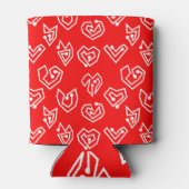 White Valentijnse' Mazes Blikjeskoeler (Achterkant)