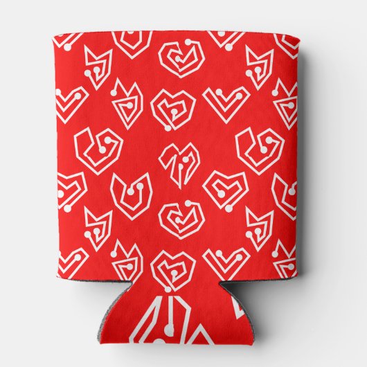 White Valentijnse' Mazes Blikjeskoeler (Achterkant)