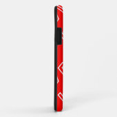 White Valentijnse' Mazes Case-Mate iPhone Case (Achterkant/rechts)