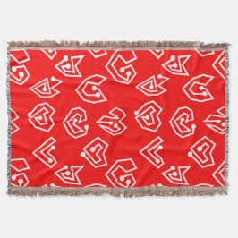 White Valentijnse' Mazes Deken