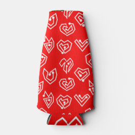 White Valentijnse' Mazes Flesjeskoeler