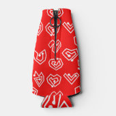 White Valentijnse' Mazes Flesjeskoeler (Achterkant)