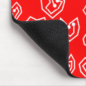 White Valentijnse' Mazes Muismat (Hoek)