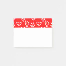 White Valentijnse' Mazes Post-it® Notes