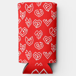 White Valentijnse' Mazes Seltzer Blikjeskoeler