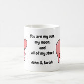 White Valentine's Day Love Koffiemok (Center)