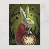 White Vampire Rabbit Briefkaart (Voorkant)