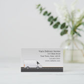 White Van, Delivery Service Visitekaartje (Staand voorkant)
