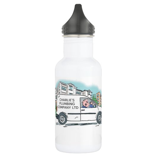 White Van Man Business Promotion Waterfles (Links)