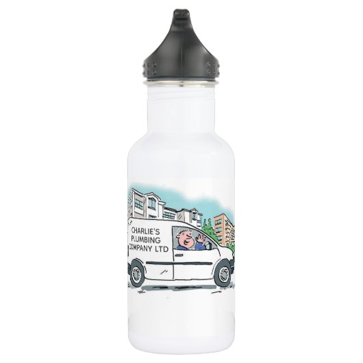 White Van Man Business Promotion Waterfles (Rechts)