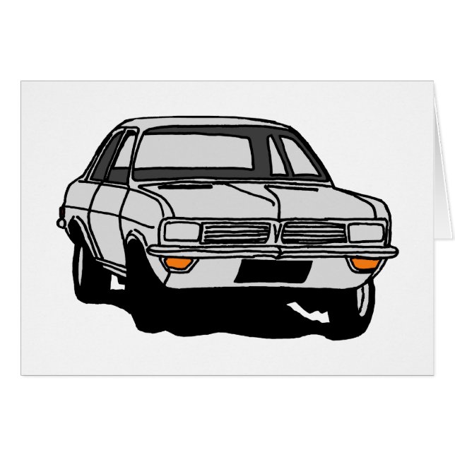 White Vauxhall Viva HC (Voorkant Horizontaal)