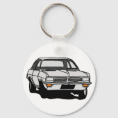 White Vauxhall Viva HC Sleutelhanger (Voorkant)