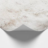 White Venetian Plaster Cadeaupapier (Hoek)