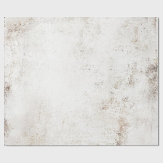 White Venetian Plaster Cadeaupapier (Vlak)