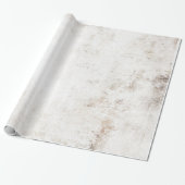 White Venetian Plaster Cadeaupapier (Uitgerold)