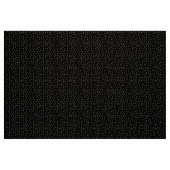 White Viking voert Pattern uit op zwarte achtergro Stof (Fat Quarter)