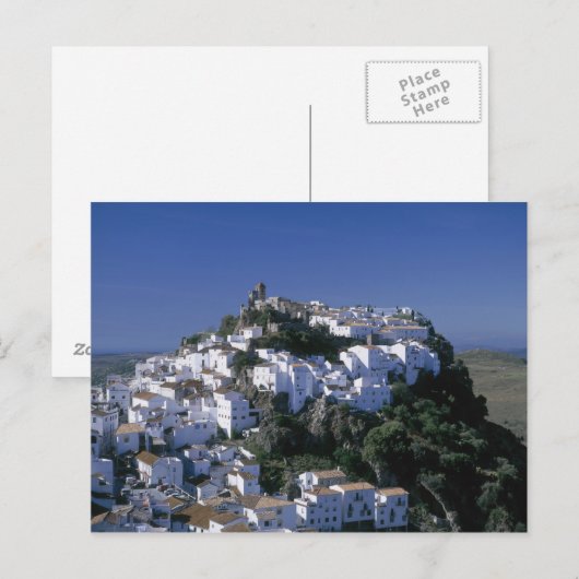 White Village Casares, Andalusië, Spanje Briefkaart (Voorkant / Achterkant)